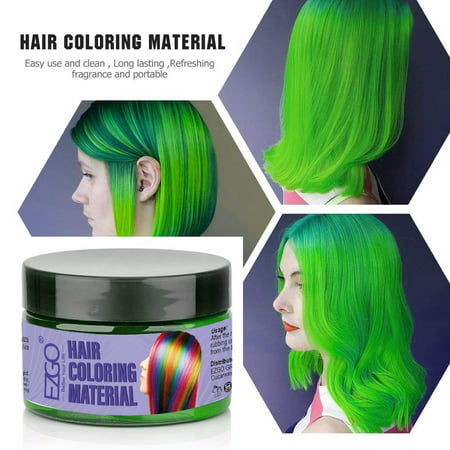 Hair Color Wax, Instant Hair Wax, Temporary Hairstyle Cream Hair Pomades, Natural Hairstyle Wax for Men and Women