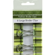 Large Binder Clips, Green