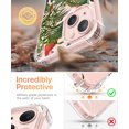 thumbnail image 2 of Parrots in Jungle Clear Case for iPhone 13,Aesthetic Art Design Case for Men Women,Unique Soft Transparent TPU Bumper Case Cover, 2 of 5