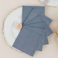 thumbnail image 6 of BalsaCircle 50 Dusty Blue Disposable 2 Ply Soft Dinner Cocktail Paper Napkins Party Events Tableware Decorations Supplies, 6 of 8