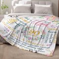 thumbnail image 6 of 90th Birthday Gifts for Women Best Birthday Decorations for Mom Aunt Friends,Back in Unique 90 Year Old Birthday Blanket for Her,Soft ComfortableBlanket 40''x50'', 6 of 7