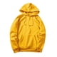thumbnail image 4 of Sudadera con capucha Jumpingount de color sólido Hombre Casual Sport Manga larga XL Amarillo, 4 of 7