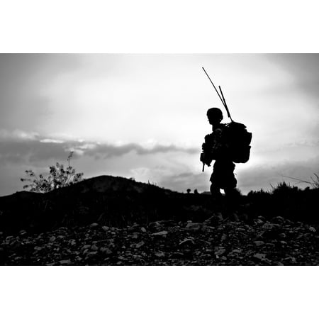 New Airman Battle Uniform - LAMINATED POSTER Military Armed Uniform Soldier Battle Combat-ready Poster 24x16 Adhesive Decal