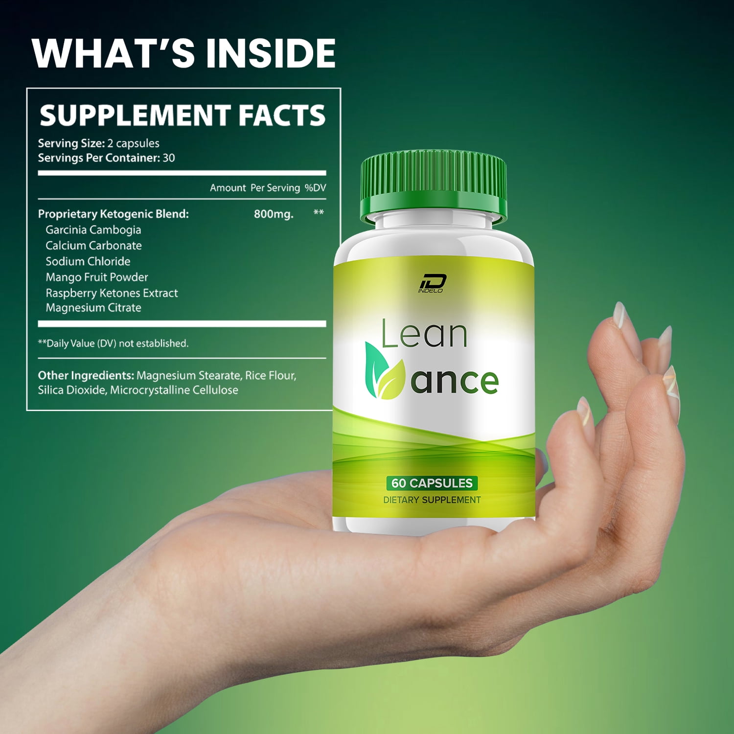 Lean Vance Keto Capsules – LeanVance Pills Advanced Formula, Maximum Strength, 5 Pack, 300 Capsules
