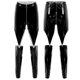 thumbnail image 1 of Womens Pole Dace Rave Outfits Latex Patent Leather Sexy Pants Hollow Out Zipper Crotch Cutout Elastic Waistband Fashion TrousersS Gong Bohan LED, 1 of 2