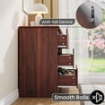 thumbnail image 4 of QinaQin Cómoda de madera con 6 cajones, mueble alto moderno con cajones profundos y cubierta amplia, ideal para recámara, sala, pasillo o cuarto infantil, 4 of 8