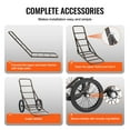 thumbnail image 6 of KFFKFF Game Carrier, 300 LBS Load Foldable Hunting Cart, Large Rubber-Wheeled Deer Hauler with Comfort Grip Handle, Durable Outdoor Equipment Trolley for Hunting, Fishing, and Trails, 6 of 9