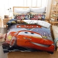 thumbnail image 3 of Juego de ropa de cama de dibujos animados para niños, figuras de Anime Mcqueen de Disney, funda nórdica doble, juegos de edredón, Sábana, colchas para bebés y niñas, 3 of 4