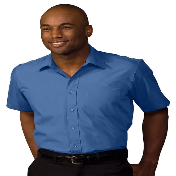 Edwards Men's Short Sleeve Broadcloth Shirt, Style 1313
