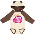 thumbnail image 3 of Inktastic I Love My Gigi Grandma Grandchild Girls Long Sleeve Baby Bodysuit, 3 of 5