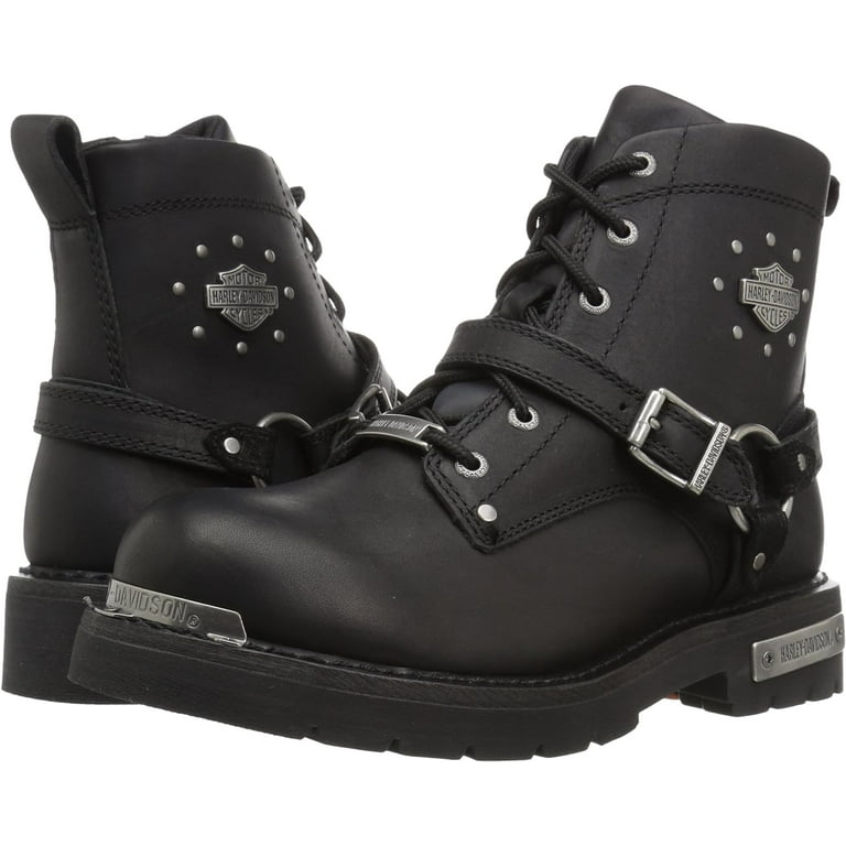 Harley Davidson Women s Becky Motorcycle Boot BLACK Walmart