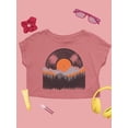 thumbnail image 2 of Record Mountains Graphic Tee Crop Tee Women's, 2 of 4