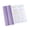 Gradient purple, variant on Giaone 10Pcs Binder Paper Protector, Clear Report Folders for Resume File Documents