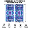 thumbnail image 2 of Blackout Kids Curtains,Boho Bohemia Flower Childrens Insulated Curtains Set Of 2,Bedroom Essentials,Toddler Room Decor 42"x84"(106x213cm), 2 of 4