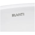 thumbnail image 5 of Ruvati USA RVB0616 15 x 12 in. Oval Porcelain Ceramic with Overflow Undermount Bathroom Vanity Sink, White, 5 of 7