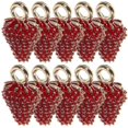 thumbnail image 1 of Red Strawberry Charm Pendants 10Pcs For Necklace And Bracelet Making Suitable For Women Girls DIY Projects, 1 of 5