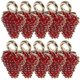 thumbnail image 1 of Red Strawberry Charm Pendants 10Pcs For Necklace And Bracelet Making Suitable For Women Girls DIY Projects, 1 of 5