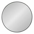 thumbnail image 2 of Kate and Laurel Zayda Metal Round Mirror, Black 34" Diameter, 2 of 8