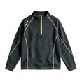 thumbnail image 5 of Amidoa Girls Half Zip Pullover Long Sleeve T Shirts Kids Mock Neck Casual Tops Black Size 14-15 Years, 5 of 9