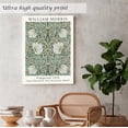 thumbnail image 7 of Induslyfe Large Framed Flower Wall Art Canvas Decor Set of 3, William Morris Wall Art Prints Posters Mid Century Modern Art, Aesthetic Floral Botanical wall art for bedroom living room bathroom 18x24, 7 of 7