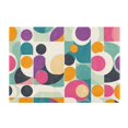 thumbnail image 7 of Yayeee Bath Rug for Bathroom Floor Non Slip Rectangle Fluffy Soft Absorbent Mat, 16"x24", Green Geometric, 7 of 7