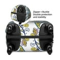 thumbnail image 4 of Lsque Flowers and Butterflies Printed Luggage Cover, Travel Luggage Protector,Scratch and Dirt Resistant, Fits 18-32 Inch Luggage - Large, 4 of 9