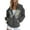 Dark Gray, variant on Aayomet Zip Up Sweatshirt Womens Zip Hoodie Letters Sweatshirt Jacket with Pockets Cute Sweatshirts White,S-L