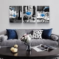 thumbnail image 3 of Hieng Large Wall Decor For Living Room Inspiration Canvas Wall Art For Bedroom Room Kitchen Wall Decoration Abstract Leaves Wall Paintings Artworks Office Wall Pictures （Only canvas）, 3 of 6