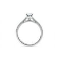 thumbnail image 2 of 1.3 Ct Oval Cut Moissanite Diamond Hidden Halo Ring for Women – 925 Sterling Silver Solitaire Diamond, 2 of 2