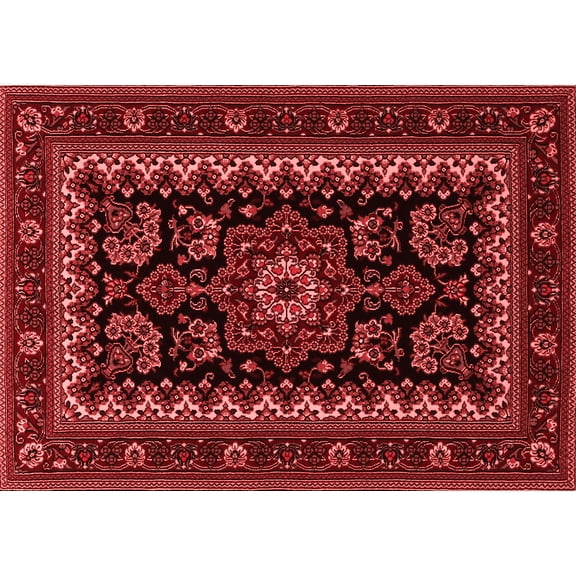 Ahgly Company Indoor Rectangle Persian Red Traditional Area Rugs, 5' x 7'