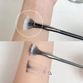 thumbnail image 5 of dianhelloya Eyelash Brush No Shedding Easy to Clean Soft Dense Bristles Curling Eyelash Flat Head Folded Fan-shaped Lashes Extension Brush Makeup Tools Black, 5 of 8
