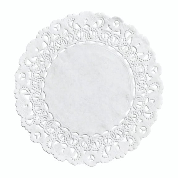 The Baker Celebrations 4 Inch White Paper Doilies – Small Round Lace Doily for Dessert Tables,  Gift Wrapping – 200 Count