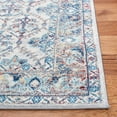 thumbnail image 4 of SAFAVIEH Brentwood Mide Floral Geometric Runner Rug, 2' x 8', Ivory/Blue, 4 of 10