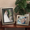 thumbnail image 2 of Cardinali Winston Tabletop Frame, 3 Pack, 5x7" Silver Beaded Picture Frame for Desk & Mantel Decor, Hand Finished Beaded Border, Easel Back, Shatter-Resistant Acrylic Glazing, Made in the USA, 2 of 4