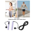 thumbnail image 3 of Rope with Counter, Rechargeable Cordless Skipping Rope, Handle with Digital Screen, Weighted Design, with Ball Bearings, Compact Home Exercise Equipmnet, for Men Women Fitness, 3 of 7