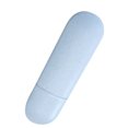 thumbnail image 2 of Electronicheart Wheat Straw Toothbrush Storage Box Eco-friendly Travel Toothpaste Comb Gadgets Container Holder, Blue, 2 of 4