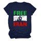 thumbnail image 3 of Tops de Cuello Alto para las Mujeres de la Carta de la Moda Impresa Blusas de Manga Corta, Camisas Casuales Suaves con Cuello Triple 弹性 Ajuste, Camiseta de Suéter de Uso Diario, 3 of 5