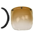 thumbnail image 6 of 3 Snap Bubble Visor Lens Folding Windbreaker Universal Accessories - Light Brown, 22.5 x 20cm, 6 of 7