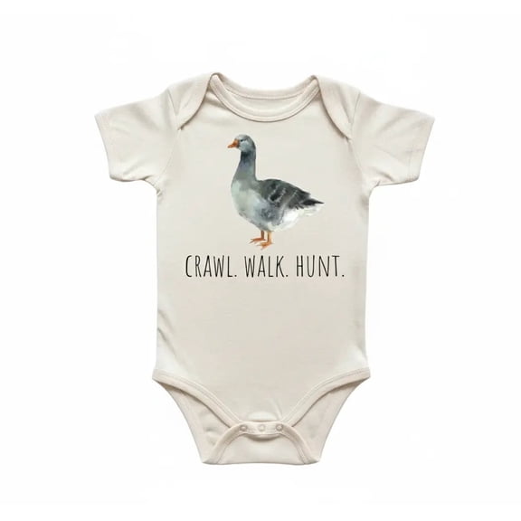 Goose Hunting Newborn Baby Bodysuit
