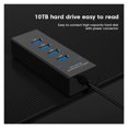 thumbnail image 5 of 4-Port USB 2.0/3.0 Hub High Speed Multi Splitter USB Adapter Expander Cable for Desktop Laptop ,Powerful Charging, 5 of 5
