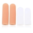 thumbnail image 2 of Finger Protector, Finger Sleeve Skin Color White Relieve Joint Pain Reusable  for Handwriting Working, 2 of 7