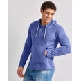 thumbnail image 4 of Hanes Men's Originals Hoodie Lightweight Hooded Sweatshirt Henley Collar Sizes S-3XL, 4 of 7