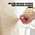 thumbnail image 3 of Nylon Spandex Dining Chair Cover – Elastic Full-Seat Protector with Leaf Pattern for Kitchen, Restaurant, Banquet, Washable, Stylish & Easy to Install, 3 of 5