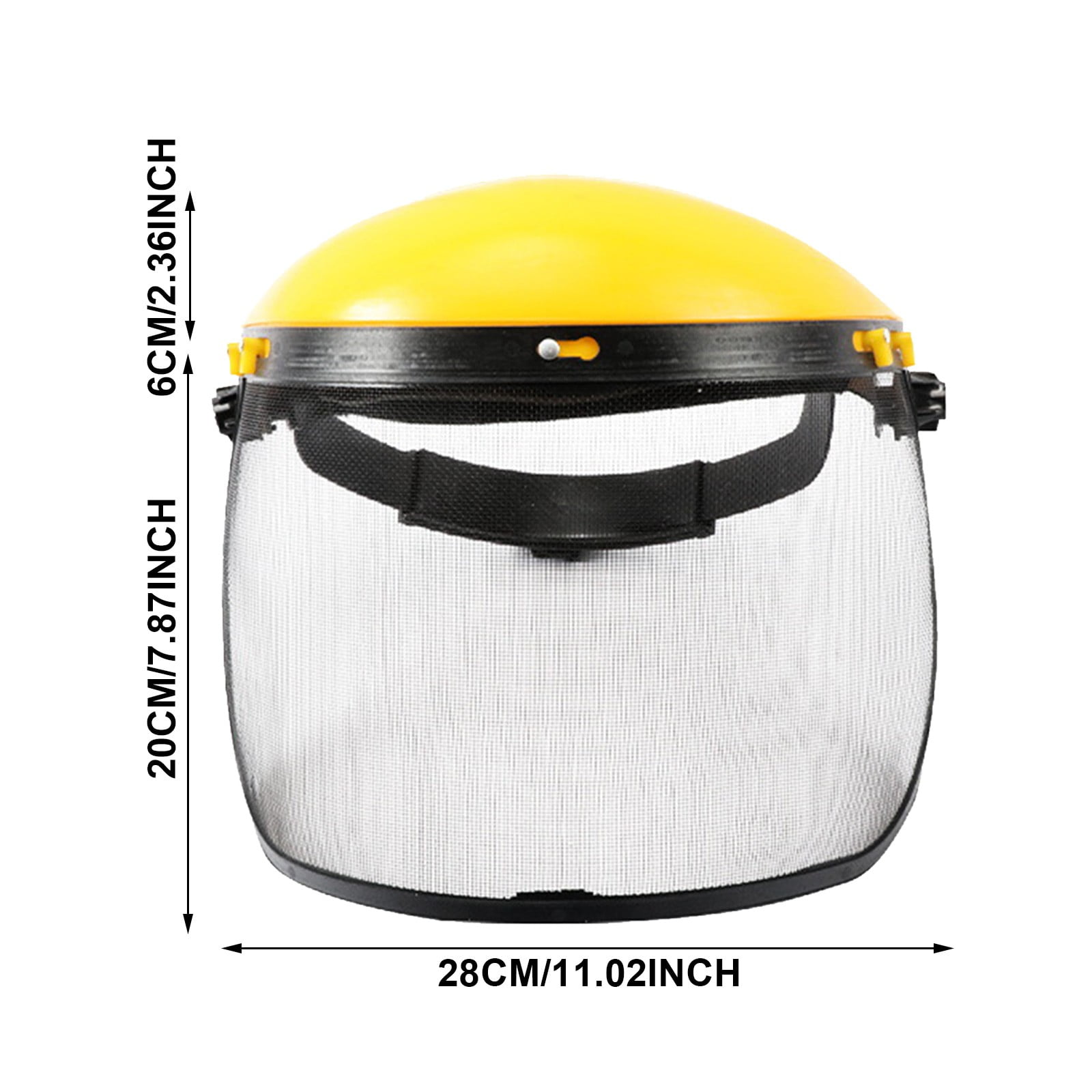 4PCS Forestry with Mesh Face Shield - Chainsaw Protective Hard Hat for Logging, Weed Eating & Brushcutter Work - Safety with Sun Shade Visor for Outdoor Yard Work & Professional Use