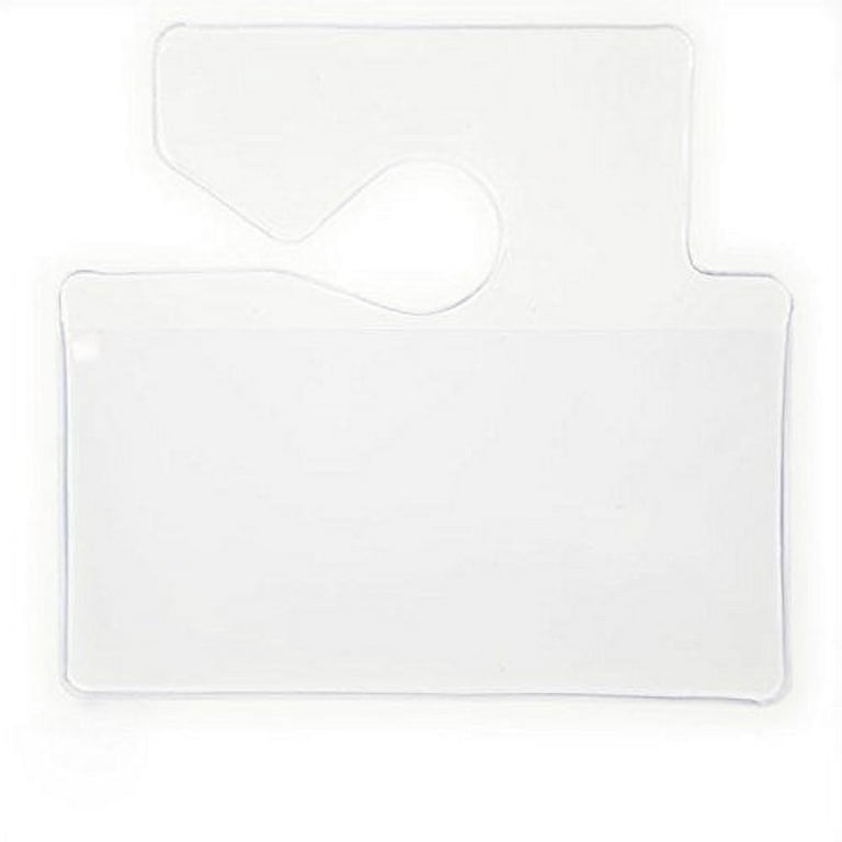 100 Pack - Clear Parking Permit Holder - Durable India