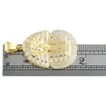 thumbnail image 5 of 10K Yellow Gold Round Diamond Egyptian King Pharaoh Pendant 1.75" Charm 5/8 CT., 5 of 6
