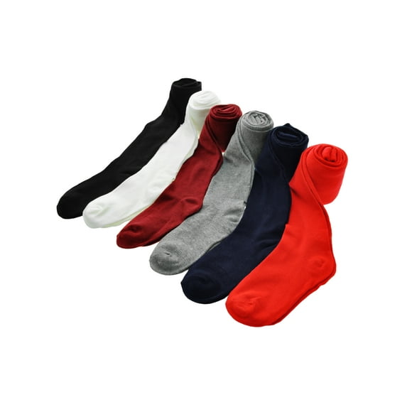 Angelina Girls' Winter Tights with Heel (6-Pack)