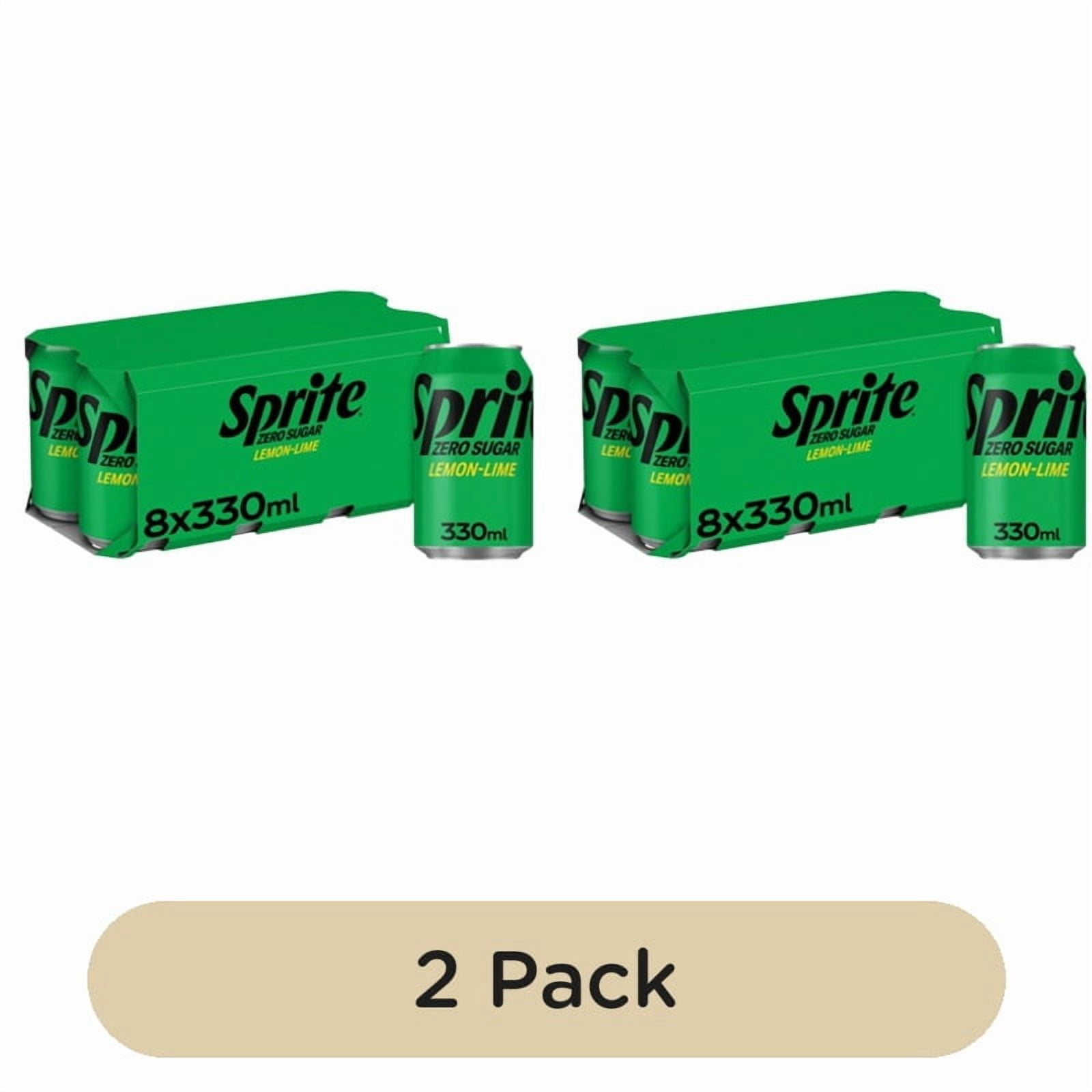 Sprite Zero Sugar 8 x 330ml, British Import (Pack of 2)