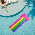 thumbnail image 5 of Inflatable Pool Raft with Headrest for Summer Water Parks Lake Swimming Pool130cmx56cmx20cmMulticolor, 5 of 5