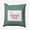 Forest Green, variant on 16" x 16" Simply Daisy Joyeux Noel Ticking Polyester Accent Pillow, Bright Green Qty 1